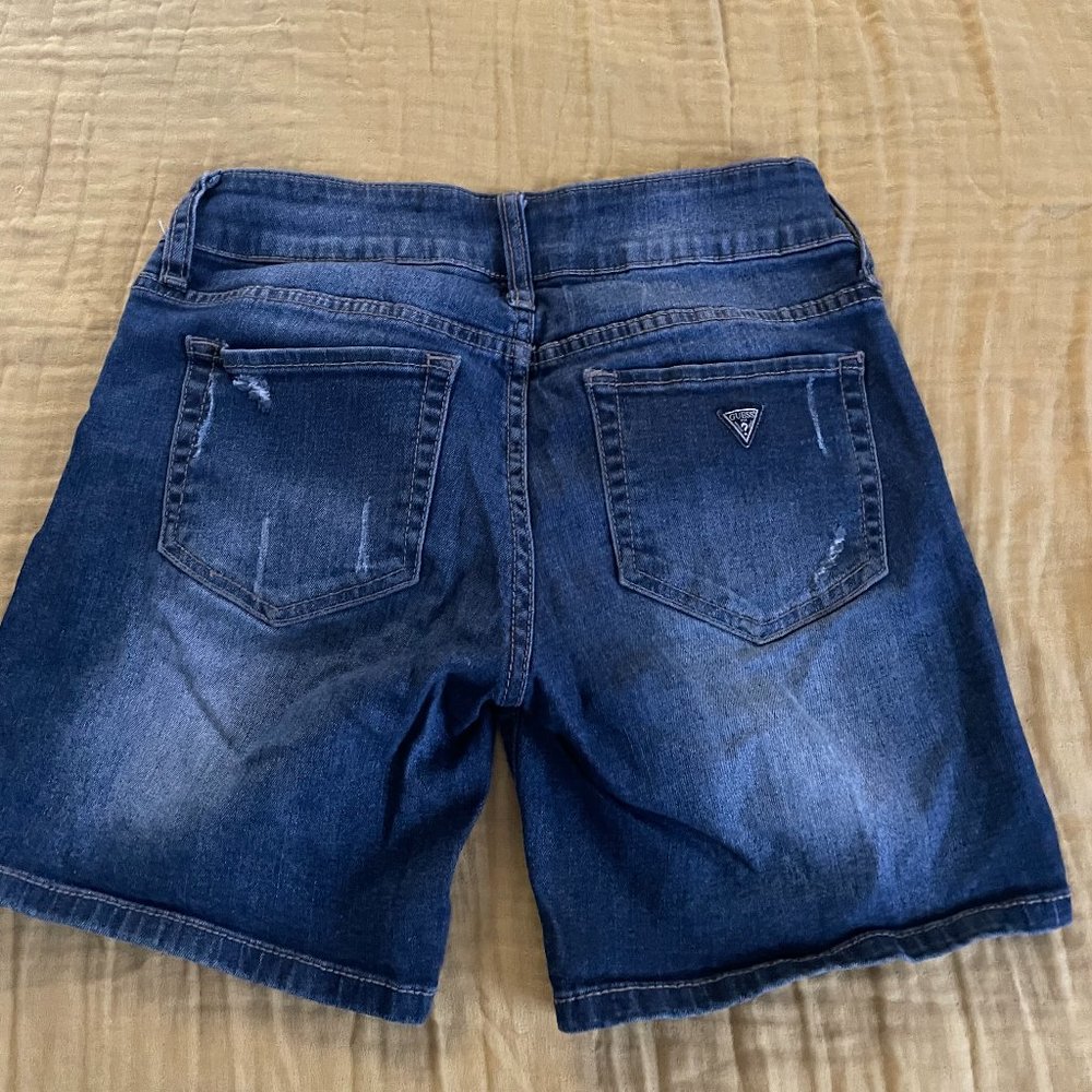 Guess low/mid rise jean shorts